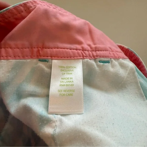 Lilly Pulitzer Light My Fire Blue Dragonfly Print Cotton Shorts Preppy Size 4 - Picture 11 of 11